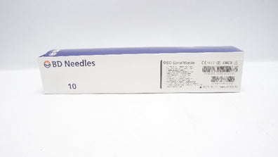 BD 405148 Spinal Ndle, Quincke Type Point 22G x 5.00 inch (x) - Box of 10